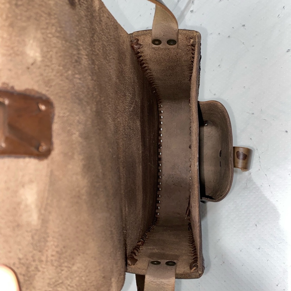 Brown Leather Satchel - Picture 4 of 6